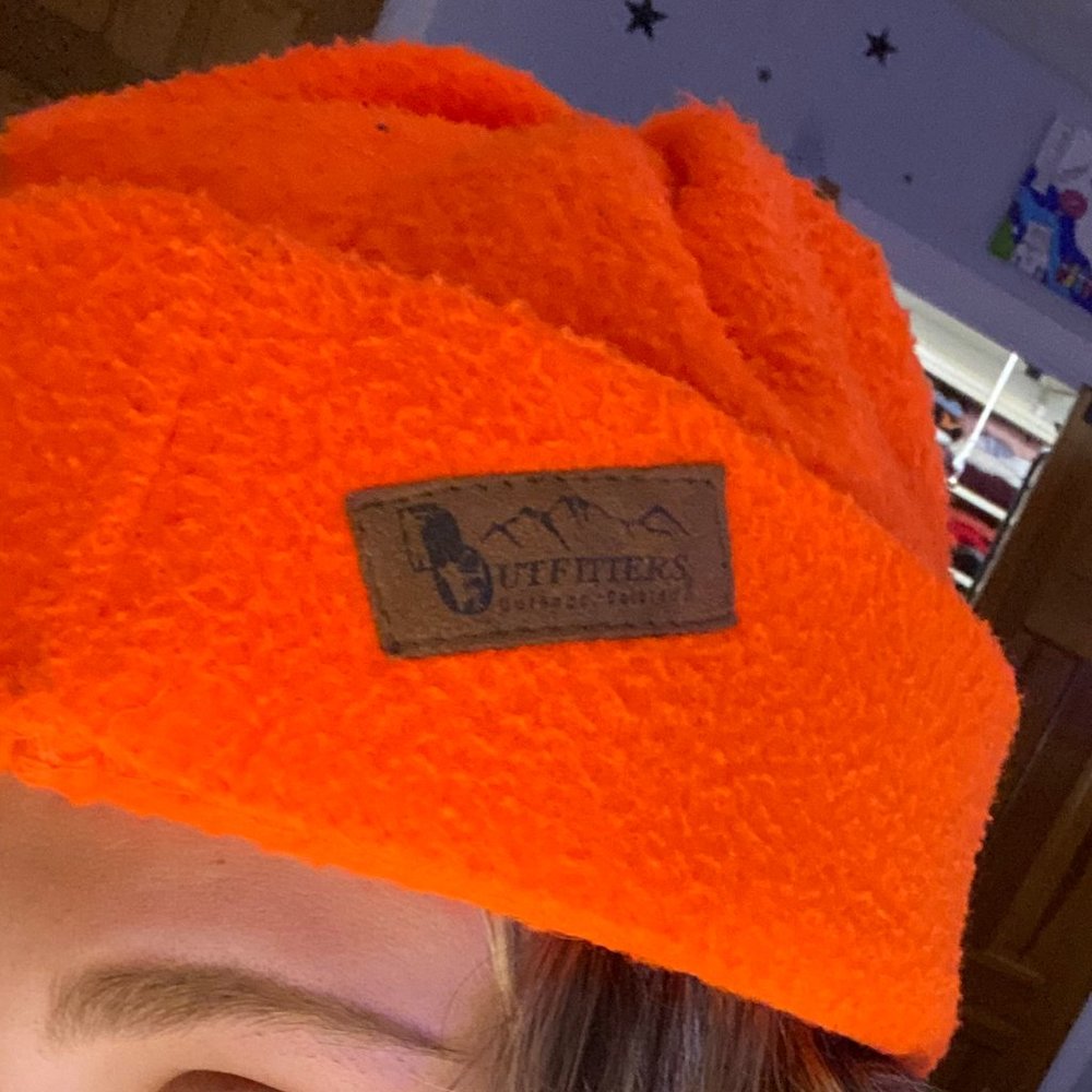 orange beanie